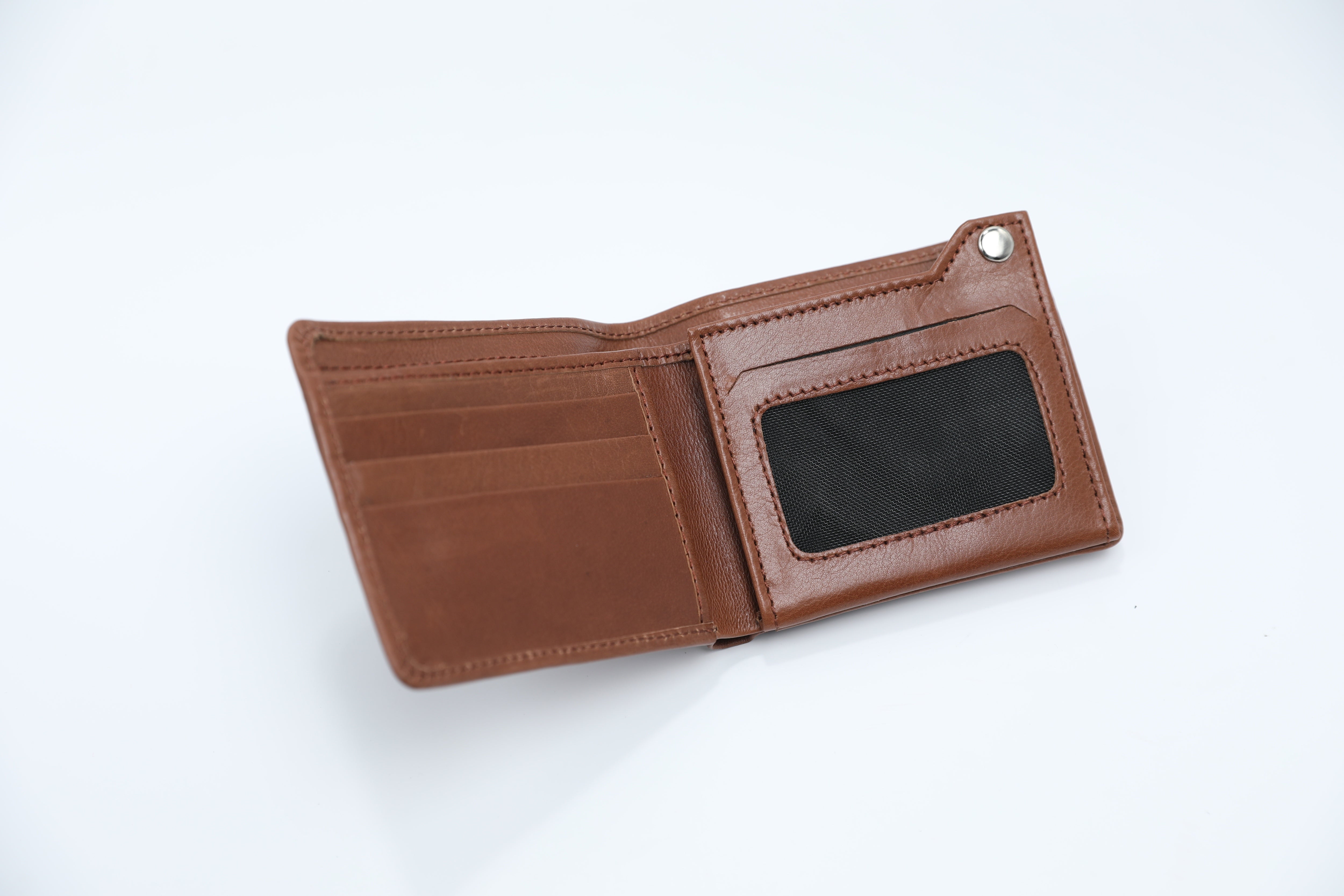 Modern Men’s Leather Wallet – Compact Slim Bifold Design