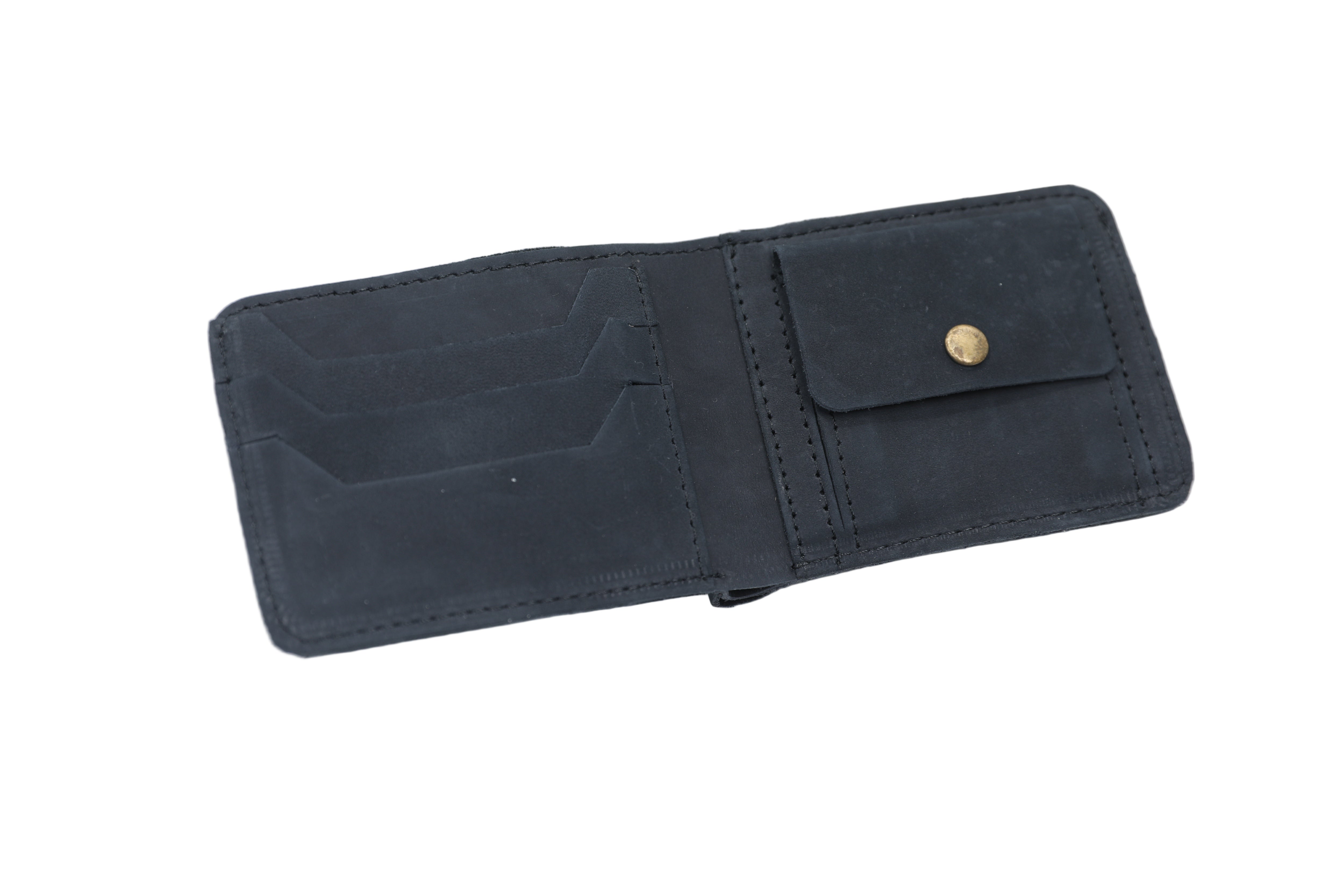 Premium Men’s Small Wallet – Compact Genuine Leather Bifold
