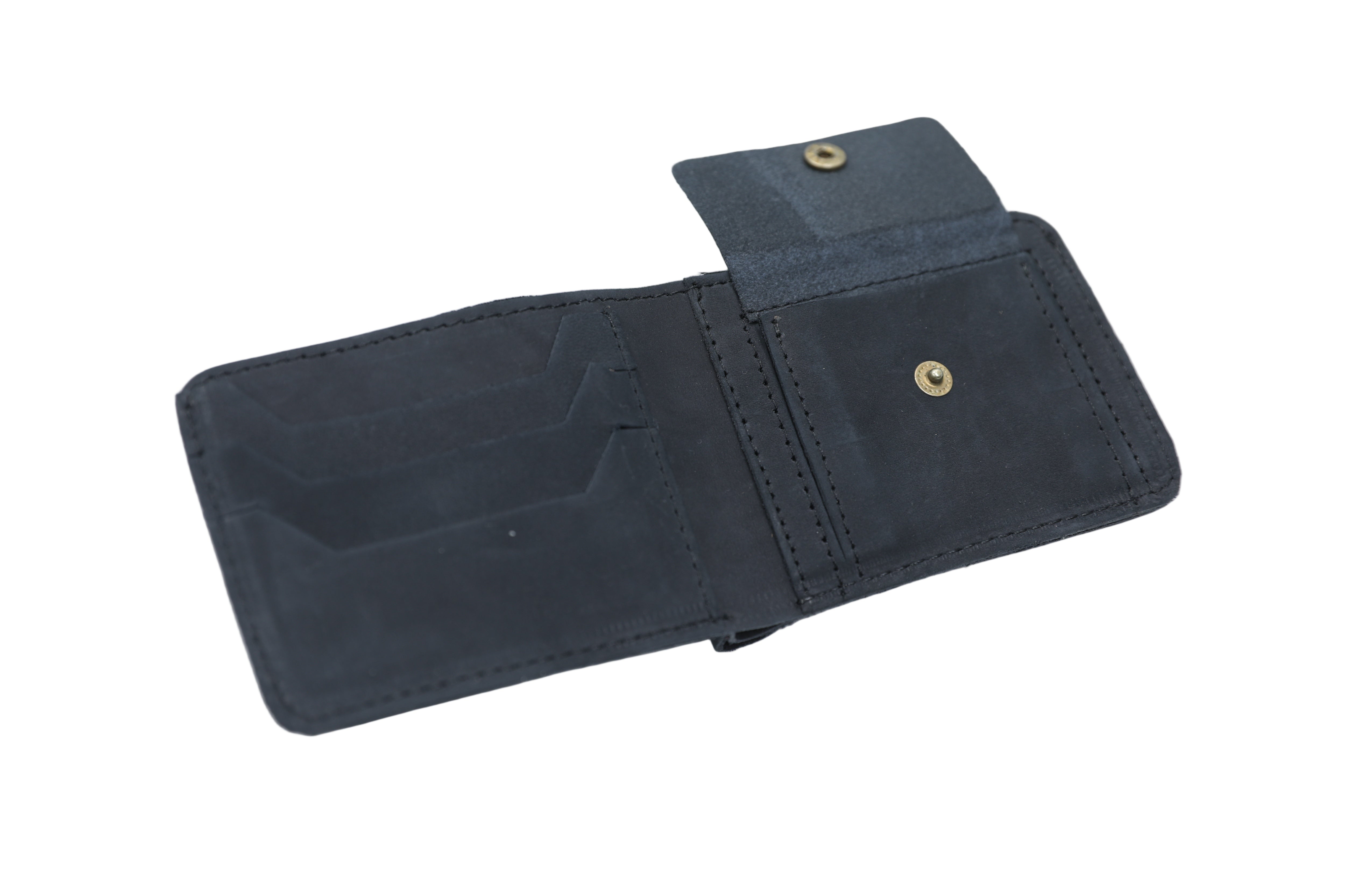 Premium Men’s Small Wallet – Compact Genuine Leather Bifold