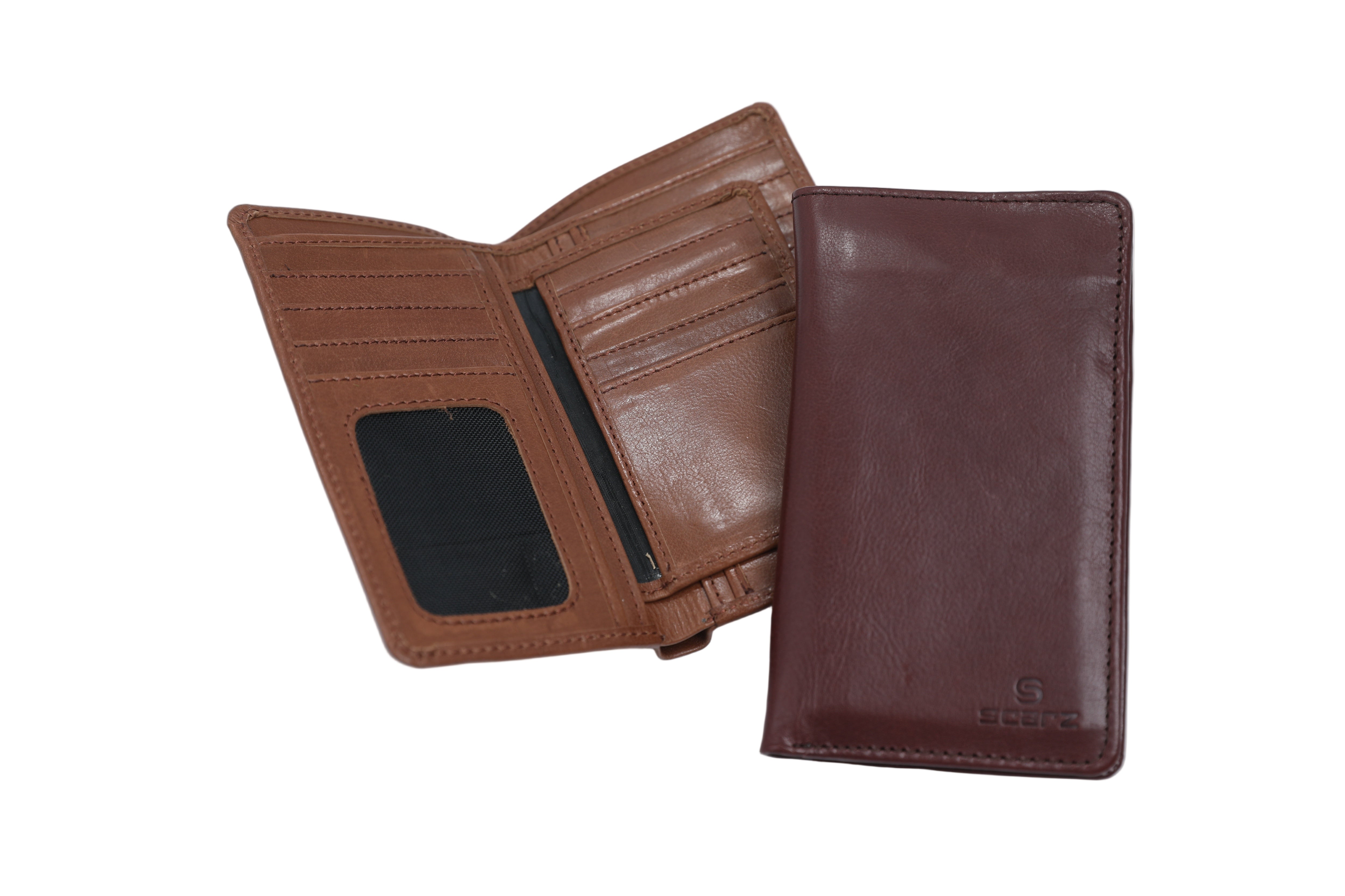 Luxury Men’s Long Wallet – Slim Leather Card & Cash Holder