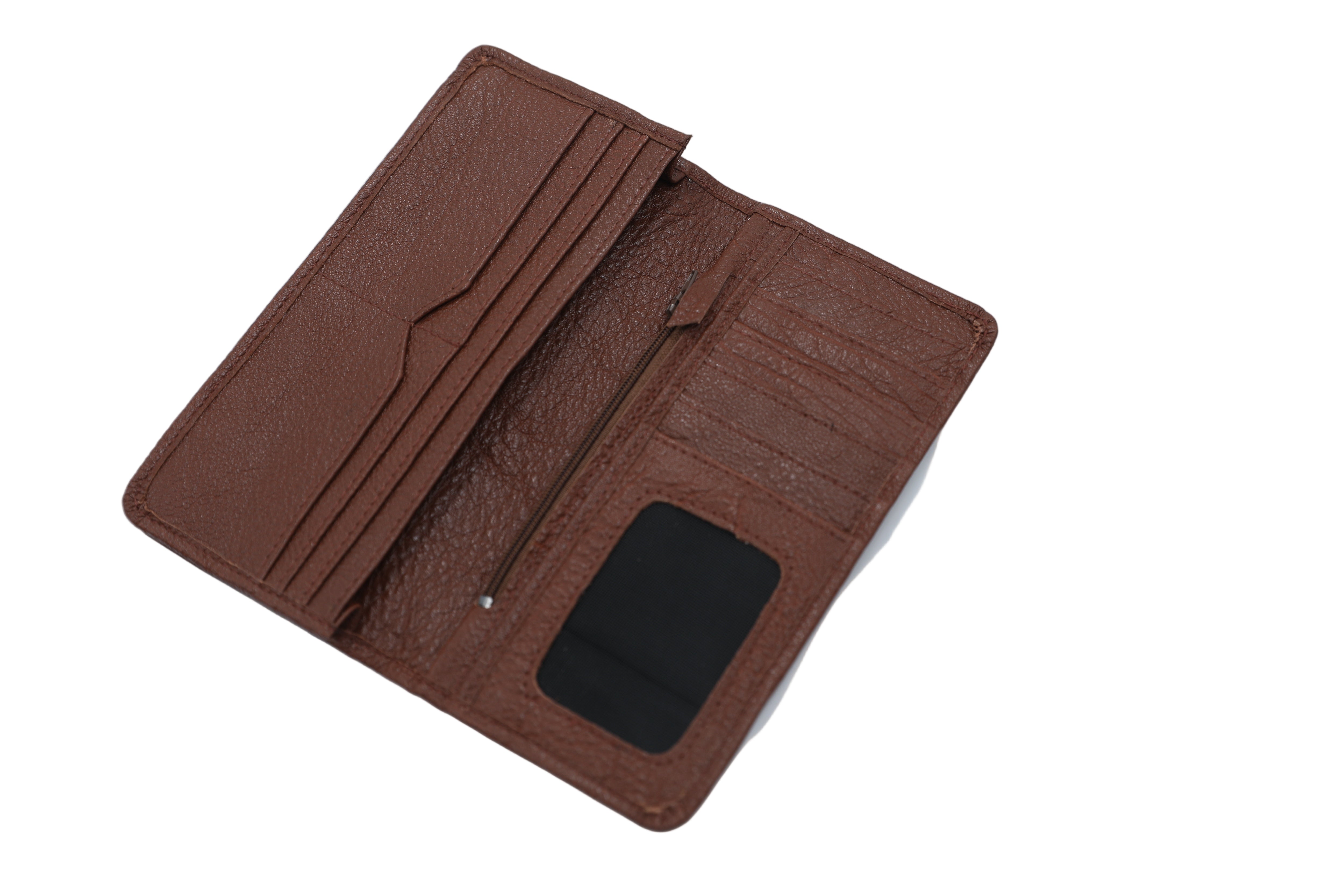 Men’s Long Leather Wallet with Pen – Elegant Gift Set & Organizer