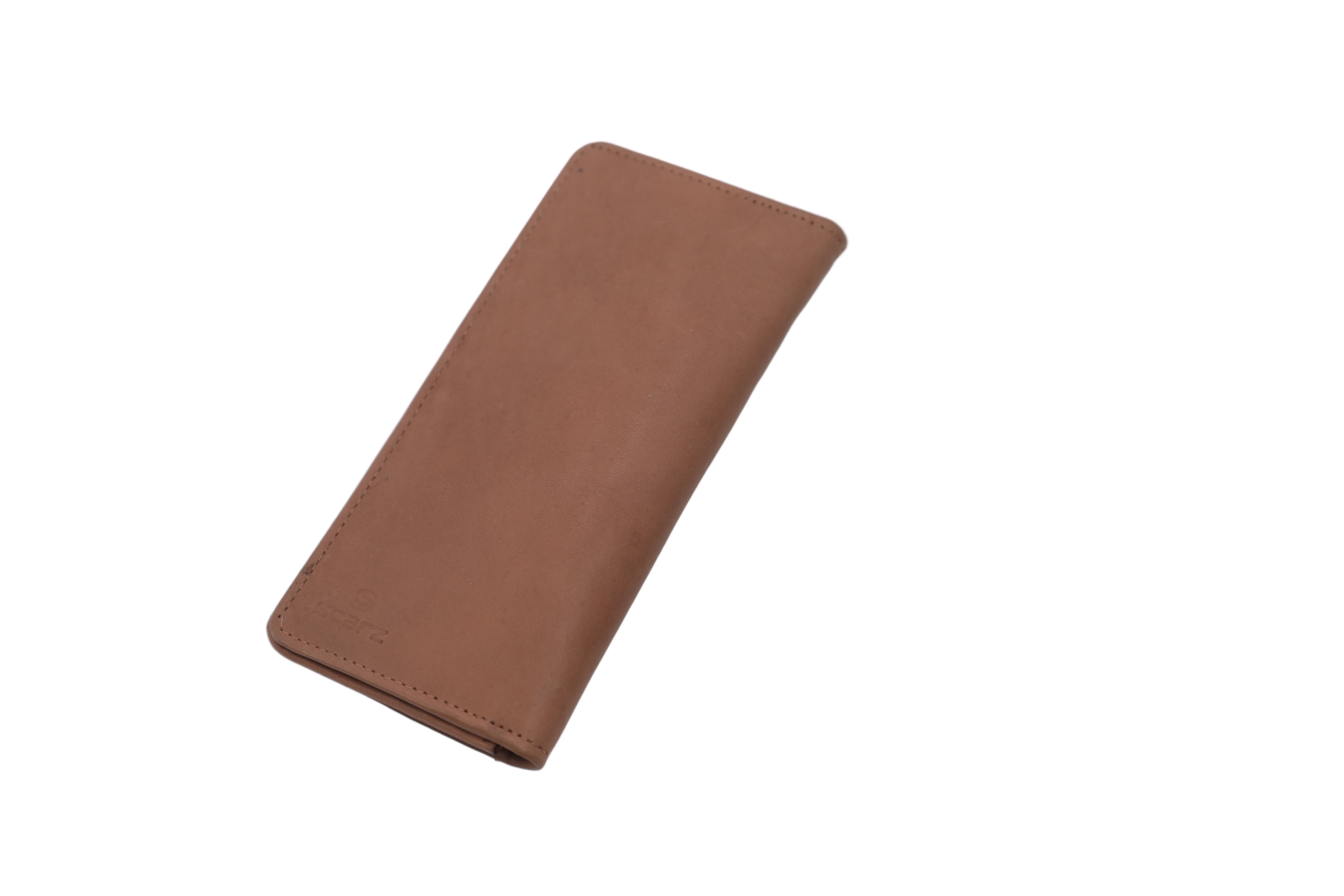 Classic Men’s Long Wallet – Genuine Leather Slim Bifold Organizer