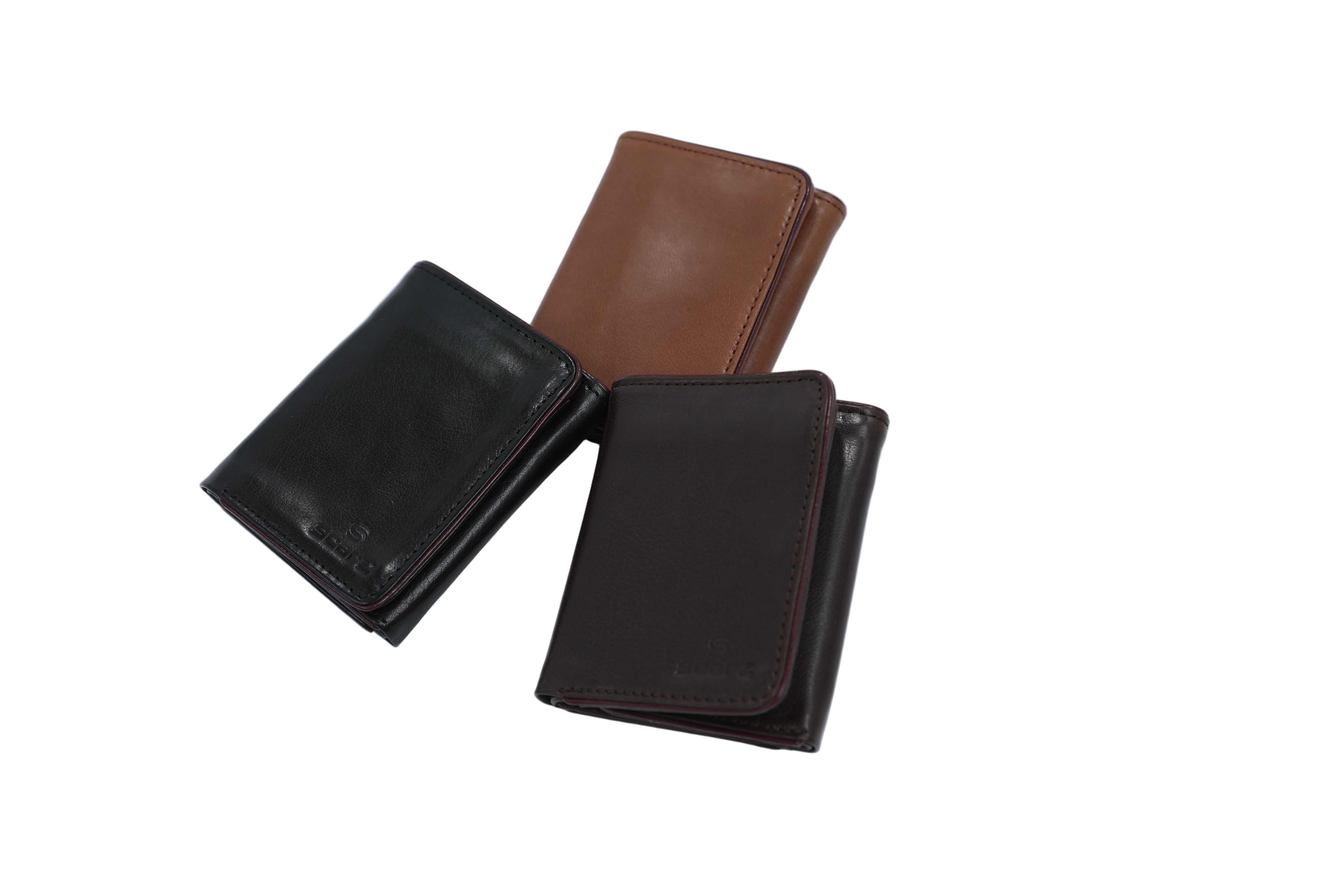 Compact Men’s Small Wallet – Slim Leather Card & Cash Holder